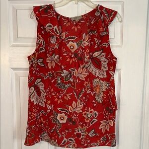 Floral Sleeveless Top